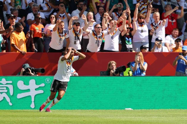 June 20, 2026, Soccer, Mens, 2026 FIFA World Cup, Group Stage, Group E, Toronto, Germany vs. Ivory Coast, Celebration of the supposed 1–0 goal, Goal scorer Copyright: xSebastianxBachx