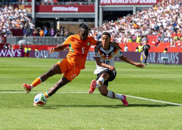 Soccer, Mens, 2026 FIFA World Cup, Group E match in Toronto, Matchday 2, Germany vs. Ivory Coast, from left Copyright: xMatthiasxKochx