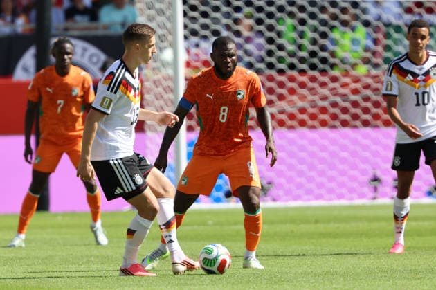 June 20, 2026, Soccer, Mens, 2026 FIFA World Cup, Group Stage, Group E, Toronto, Germany vs. Ivory Coast, Nico Schlotterbeck (Germany), Franck Kessie (Ivory Coast), Toronto, BMO Field, Ontario, Canada (CAN),detected_source_language Copyright: xSebastianxBachx
