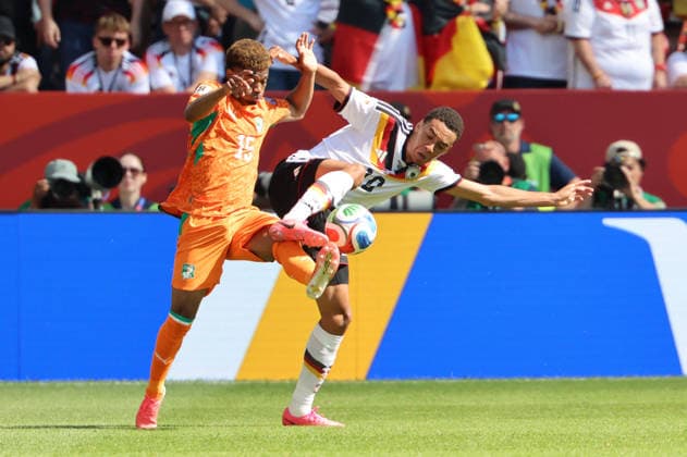 June 20, 2026, Soccer, Mens, 2026 FIFA World Cup, Group Stage, Group E, Toronto, Germany vs. Ivory Coast, Jamal Musiala (Germany), Amad Diallo Traore (Ivory Coast), Toronto, BMO Field, Ontario, Canada (CAN),detected_source_language Copyright: xSebastianxBachx