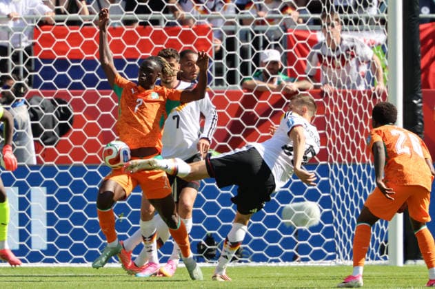 June 20, 2026, Soccer, Mens, 2026 FIFA World Cup, Group Stage, Group E, Toronto, Germany vs. Ivory Coast, Nico Schlotterbeck (Germany), Odilon Kossounou (Ivory Coast), Toronto, BMO Field, Ontario, Canada (CAN),detected_source_language Copyright: xSebastianxBachx