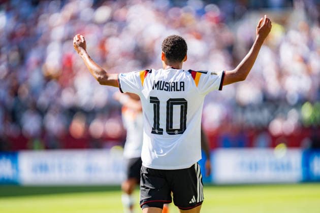 2026 FIFA World Cup, Group E, Match 2, Germany vs. Ivory Coast, June 20, 2026, at Toronto Stadium, Toronto; Jamal Musiala, Germany,detected_source_language Copyright: xBahhoxKarax