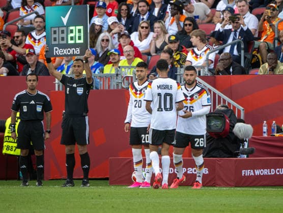 Soccer, Mens, 2026 FIFA World Cup, Group E match in Toronto, Matchday 2, Germany vs. Ivory Coast, from left Copyright: xMatthiasxKochx