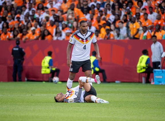 Soccer, Mens, 2026 FIFA World Cup, Group E match in Toronto, Matchday 2, Germany vs. Ivory Coast, from left Copyright: xMatthiasxKochx