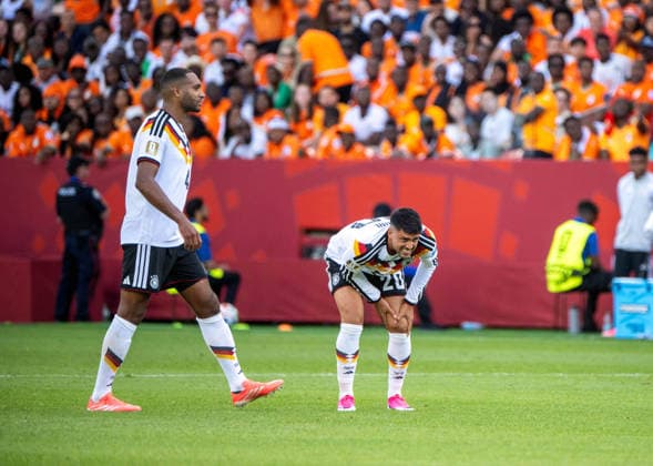 Soccer, Mens, 2026 FIFA World Cup, Group E match in Toronto, Matchday 2, Germany vs. Ivory Coast, from left Copyright: xMatthiasxKochx