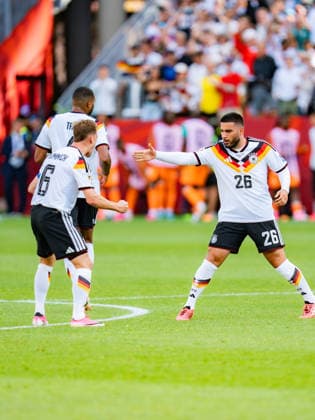 2026 FIFA World Cup, Group E, Match 2, Germany vs. Ivory Coast, June 20, 2026, at Toronto Stadium, Toronto. Goal to make it 1–1 by Deniz Undav (Germany), , Joshua Kimmich (Germany), Kai Havertz (Germany),detected_source_language Copyright: xBahhoxKarax