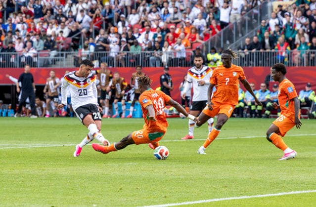 Soccer, Mens, 2026 FIFA World Cup, Group E match in Toronto, Matchday 2, Germany vs. Ivory Coast, from left Copyright: xMatthiasxKochx