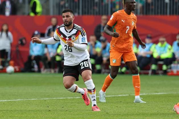 Deniz Undav celebrates his goal in the 26th minute, making it 2–1 for Germany; Germany vs. Ivory Coast, Soccer, FIFA, 2026 World Cup, Group Stage, June 20, 2026, Toronto, Ontario, Canada,detected_source_language Copyright: xkolbert-press ChristianxKolbertx