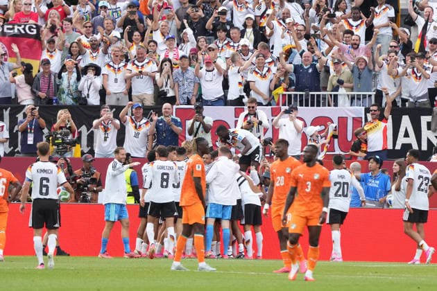 celebrate the goal, goal celebration for the 2-1 goal by Deniz Undav, Germany, Toronto, June 20, 2026, Germany vs. Ivory Coast, Toronto Stadium, World Cup 2026, Group E, Matchday 2,detected_source_language