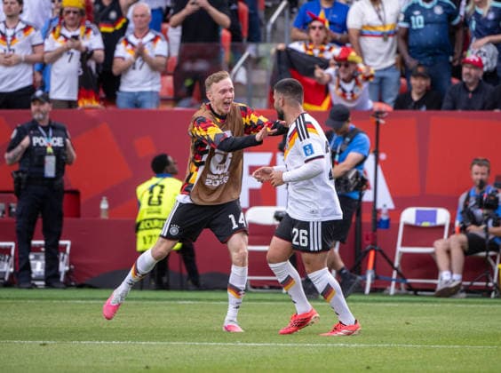 Soccer, Mens, 2026 FIFA World Cup, Group E match in Toronto, Matchday 2, Germany vs. Ivory Coast, from left Copyright: xMatthiasxKochx