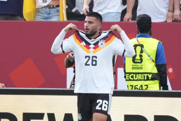 celebrate the goal, goal celebration for the 2-1 goal by Deniz Undav, Germany, Toronto, June 20, 2026, Germany vs. Ivory Coast, Toronto Stadium, World Cup 2026, Group E, Matchday 2,detected_source_language