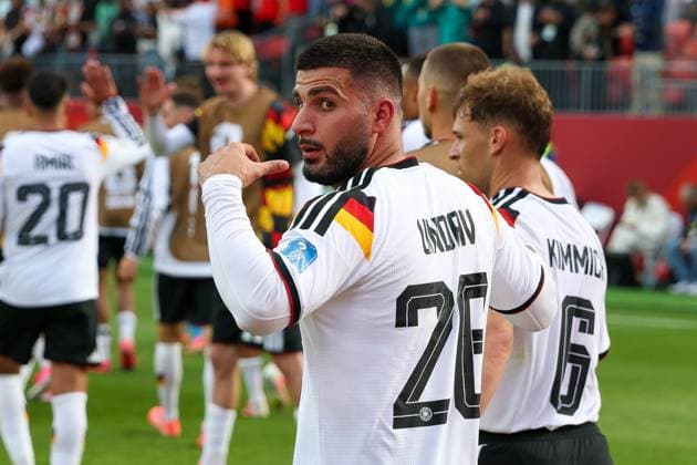 Deniz Undav celebrates his goal in the 26th minute, making the score 2–1, Germany vs. Ivory Coast, Soccer, FIFA, 2026 World Cup, Group Stage, June 20, 2026, Toronto, Ontario, Canada,detected_source_language Copyright: xkolbert-press ChristianxKolbertx
