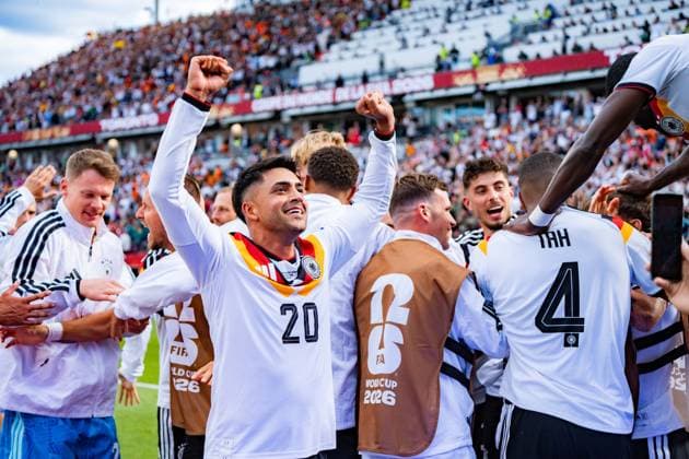 2026 FIFA World Cup, Group E, Match 2, Germany vs. Ivory Coast, June 20, 2026, at Toronto Stadium, Toronto. Goal to make it 2–1 by Deniz Undav (Germany),detected_source_language Copyright: xBahhoxKarax