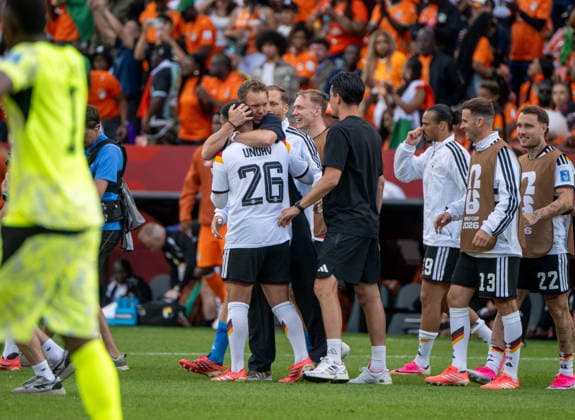 Soccer, Mens, 2026 FIFA World Cup, Group E match in Toronto, Matchday 2, Germany vs. Ivory Coast, from left Copyright: xMatthiasxKochx