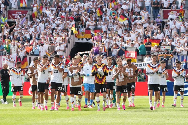 Germany Celebrates Victory After a 2-1 Win Over Ivory Coast, Toronto, June 20, 2026
