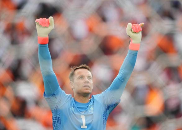 Manuel Neuer of Germany celebrates during the Germany vs. Ivory Coast match in Group E of the 2026 FIFA World Cup at Toronto Stadium in Toronto, Canada, on June 20, 2026. Photo by DeFodi Images (Thor Wegner),detected_source_language
