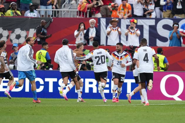 Deniz Undav of Germany celebrates during the Germany vs. Ivory Coast match in Group E of the 2026 FIFA World Cup at Toronto Stadium in Toronto, Canada, on June 20, 2026. Photo by DeFodi Images (Thor Wegner),detected_source_language