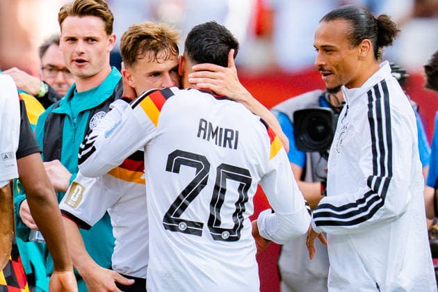 2026 FIFA World Cup, Group E, Match 2, Germany vs. Ivory Coast, June 20, 2026, at Toronto Stadium, Toronto Joshua Kimmich (Germany) Nadiem Amiri (Germany) Leroy Sané (Germany),detected_source_language Copyright: xBahhoxKarax