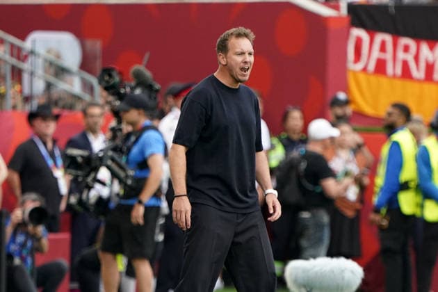 Soccer, 2026 World Cup, FIFA World Cup 2026, Soccer World Cup, Canada, USA, Mexico 2026, Germany vs. Ivory Coast, Group Stage, Group E, June 20, 2026, Toronto Stadium, Canada, Julian Nagelsmann, Germany (GER) Head Coach, Photo by Chai von der Laage. FIFA regulations prohibit any use of photographs as image sequences and or quasi-video. EDITORIAL USE ONLY,,detected_source_language