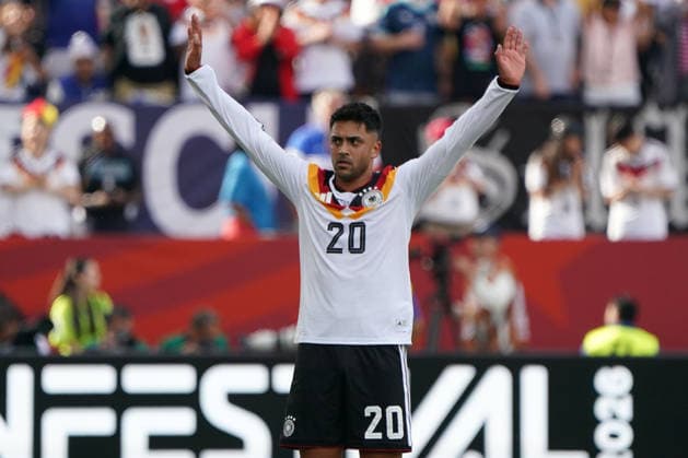 Soccer, 2026 World Cup, FIFA World Cup 2026, Soccer World Cup, Canada, USA, Mexico 2026, , Germany vs. Ivory Coast, Group Stage, Group E, June 20, 2026, Toronto Stadium, Canada, Nadiem Amiri, Germany, action shot, photo by Chai von der Laage. FIFA regulations prohibit any use of photographs as image sequences and or quasi-video. EDITORIAL USE ONLY,,detected_source_language