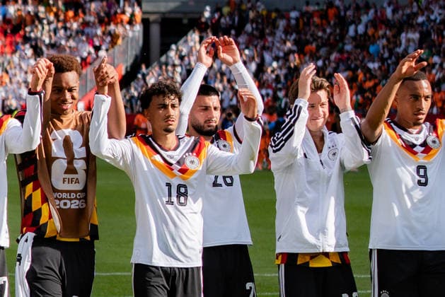 2026 FIFA World Cup, Group E, Match 2, Germany vs. Ivory Coast, June 20, 2026, at Toronto Stadium, Toronto Joshua Kimmich (Germany) Pascal Gross (Germany) Waldemar Anton (Germany) David Raum (Germany) Alexander Nübel (Germany) Kai Havertz (Germany) Asane Ouedraogo (Germany) Nathaniel Brown (Germany) Deniz Undav (Germany) Angelo Stiller (Germany) Jamie Leweling (Germany) Malick Thiaw (Germany),detected_source_language Copyright: xBahhoxKarax