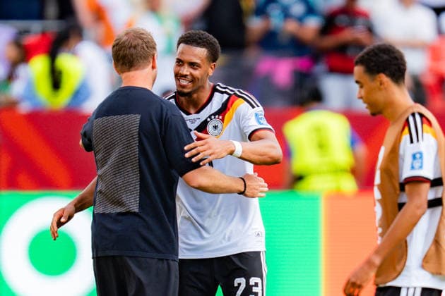 2026 FIFA World Cup, Group E, Match 2, Germany vs. Ivory Coast, June 20, 2026, at Toronto Stadium, Toronto Julian Nagelsmann (Germany) Felix Nmecha (Germany) Jamal Musiala (Germany),detected_source_language Copyright: xBahhoxKarax