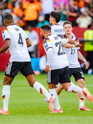 2026 FIFA World Cup, Group E, Match 2, Germany vs. Ivory Coast, June 20, 2026, at Toronto Stadium, Toronto. Goal to make it 1–1 by Deniz Undav (Germany), , Joshua Kimmich (Germany), Kai Havertz (Germany), Antonio Rüdiger (Germany), Jonathan Tah (Germany),detected_source_language Copyright: xBahhoxKarax