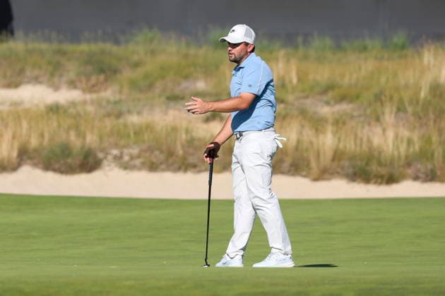 US Open Golf Championship - Round 3 Zac Blair of the U.S. reacts after missing a putt during the third round of the 2026 U.S. Open golf tournament at Shinnecock Hills Golf Club in Southampton, New York, Saturday, 20 June 2026. SOUTHAMPTON NEW YORK UNITED STATES  Copyright: xSARAHxYENESELx