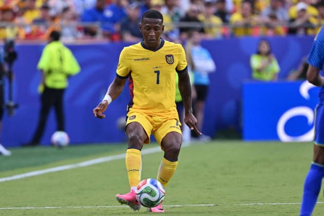 FIFA World Cup, WM, Weltmeisterschaft, Fussball 2026 - Group E - Ecuador vs Curacao Pervis Estupinan of Ecuador in action during the FIFA World Cup 2026 group stage match Ecuador against Curacao, in Kansas City, USA, 20 June 2026. KANSAS CITY United States  Copyright: xAMYxKONTRASx