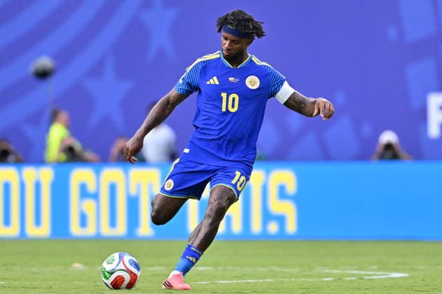 FIFA World Cup, WM, Weltmeisterschaft, Fussball 2026 - Group E - Ecuador vs Curacao Leandro Bacuna of Curacao in action during the FIFA World Cup 2026 group stage match Ecuador against Curacao, in Kansas City, USA, 20 June 2026. KANSAS CITY United States  Copyright: xAMYxKONTRASx
