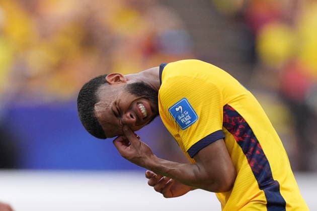 Ecuador v Curacao - FIFA World Cup, WM, Weltmeisterschaft, Fussball 2026 - Group E KANSAS CITY, UNITED STATES - JUNE 20: Pedro Vite (15) of Ecuador is seen during the 2026 FIFA World Cup First Stage Group E match between Ecuador and Curacao at Arrowhead Stadium (Kansas City Stadium) in Kansas City, Missouri, United States on June 20, 2026. Hakan Akgun Anadolu Missouri United States. Editorial use only. Please get in touch for any other usage.  Copyright: x2026xAnadoluxHakanxAkgunx