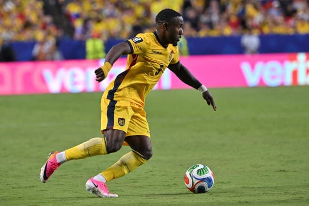 FIFA World Cup, WM, Weltmeisterschaft, Fussball 2026 - Group E - Ecuador vs Curacao John Yeboah of Ecuador in action during the FIFA World Cup 2026 group stage match Ecuador against Curacao, in Kansas City, USA, 20 June 2026. KANSAS CITY United States  Copyright: xAMYxKONTRASx