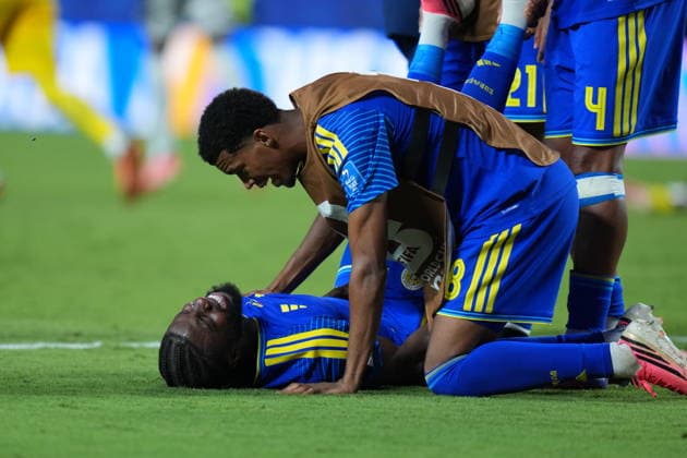 Ecuador v Curacao - FIFA World Cup, WM, Weltmeisterschaft, Fussball 2026 - Group E KANSAS CITY, UNITED STATES - JUNE 20: Players of Curacao celebrate after the 2026 FIFA World Cup First Stage Group E match between Ecuador and Curacao at Arrowhead Stadium (Kansas City Stadium) in Kansas City, Missouri, United States on June 20, 2026. Hakan Akgun Anadolu Missouri United States. Editorial use only. Please get in touch for any other usage.  Copyright: x2026xAnadoluxHakanxAkgunx