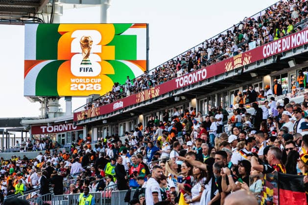 TORONTO, ON - JUNE 20: A general view of the atmosphere before the FIFA World Cup, WM, Weltmeisterschaft, Fussball 2026 Group E match between Germany and Cote d Ivoire on June 20, 2026, at Toronto Stadium in Toronto, ON. (Photo by Mathew Tsang Icon Sportswire) SOCCER: JUN 20 FIFA World Cup 26 Group E - Germany vs Cote d Ivoire EDITORIAL USE ONLY Icon260620053