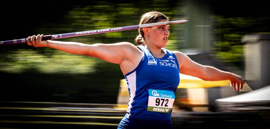 2026 Southern German Championships (Adults and U18 Youth) in Koblenz, June 20, 2026 Franca Arnold of TSV SCHOTT Mainz in the women’s javelin throw at the 2026 South German Championships for Seniors and U18 Youth on June 20, 2026, at Oberwerth Stadium in Koblenz, Rhineland-Palatinate,detected_source_language Copyright: xBEAUTIFULxSPORTS R.xSchmittx