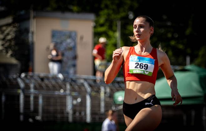 2026 South German Championships (Adults and U18 Youth) in Koblenz, June 20, 2026 Antonia Götzel of TSG 1862 Weinheim in the women’s 100-meter dash at the 2026 South German Championships for Seniors and U18 Youth on June 20, 2026, at Oberwerth Stadium in Koblenz, Rhineland-Palatinate,detected_source_language Copyright: xBEAUTIFULxSPORTS R.xSchmittx