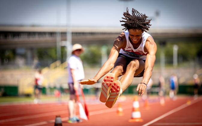 2026 Southern German Championships (Adult and U18 Youth) in Koblenz, June 20, 2026 Malik Badjie of VfB Stuttgart 1893 in the men’s triple jump at the 2026 South German Championships for Seniors and U18 Youth on June 20, 2026, at Oberwerth Stadium in Koblenz, Rhineland-Palatinate,detected_source_language Copyright: xBEAUTIFULxSPORTS R.xSchmittx