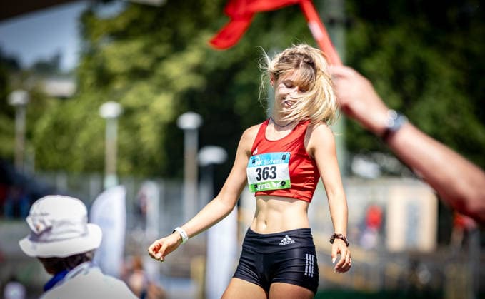 2026 Southern German Championships (Adult and U18 Youth) Koblenz, June 20, 2026 Maryna Kovtunova of TS Herzogenaurach takes it in stride after a failed attempt in the women’s high jump at the 2026 South German Championships for Seniors and U18 Youth on June 20, 2026, at Oberwerth Stadium in Koblenz, Rhineland-Palatinate,detected_source_language Copyright: xBEAUTIFULxSPORTS R.xSchmittx