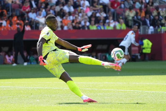 Goalie Yahia Fofana, Ivory Coast, Côte dIvoire, 1 Toronto, June 20, 2026, Germany vs. Ivory Coast, Toronto Stadium, World Cup 26, Group E, Matchday 2,detected_source_language