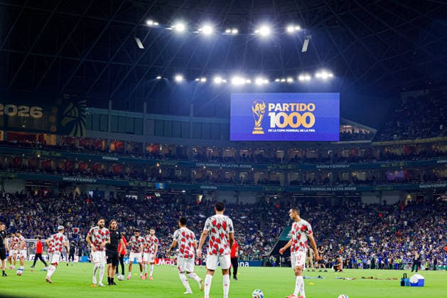 FIFA World Cup, WM, Weltmeisterschaft, Fussball 2026 TUNISIA VS JAPAN FIFA WORLD CUP 2026 TUNISIA VS JAPAN TUNISIA VS JAPAN 20062026 MONTERREY, NUEVO LEON. General view of the screen and the announce of the 1000 game in the history of the World Cup, during Round 1 Group F game of the FIFA World Cup 2026, held at the Estadio Monterrey of Monterrey, Nuevo Leon. Vista general de la pantalla y el anuncio del juego 1000 en la historia de la Copa del Mundo, durante juego de Ronda 1 del Grupo F de la Copa del Mundo 2026 de la FIFA, celebrado en el Estadio Monterrey de Monterrey, Nuevo Leon. PHOTO BY IMAGENSHOP AGENCIA FOTOGRAFICA MONTERREY NUEVO LEON MEXICO *** FIFA WORLD CUP 2026 TUNISIA VS JAPAN FIFA WORLD CUP 2026 TUNISIA VS JAPAN TUNISIA VS JAPAN 20062026 MONTERREY, NUEVO LEON General view of the screen and the announcement of the 1,000th match in World Cup history, during the Round 1 Group F match of the 2026 FIFA World Cup, held at the Estadio Monterrey in Monterrey, Nuevo León General view of the screen and the announcement of the 1,000th match in World Cup history, during a Round 1 Group F match of the 2026 FIFA World Cup, held at the Estadio Monterrey in Monterrey, Nuevo León PHOTO BY IMAGENSHOP PHOTO AGENCY MONTERREY, NUEVO LEÓN, MEXICO,detected_source_language Copyright: xYOALIxMARTINEZx