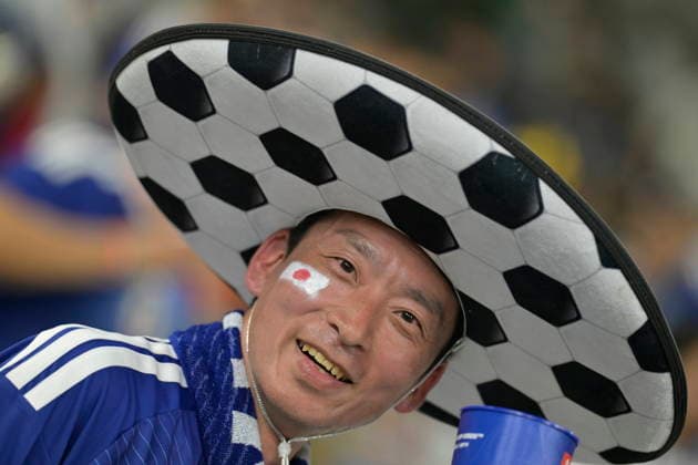 FIFA World Cup, WM, Weltmeisterschaft, Fussball 2026 - Group F - Tunisia vs. Japan A Japanese fan attend the 2026 FIFA World Cup group F soccer match between Tunisia and Japan at BBVA stadium in Monterrey, Mexico, 20 June 2026. Monterrey Mexico  Copyright: xMiguelxSierrax