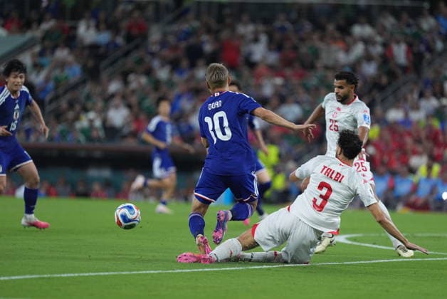 Tunisia v Japan - FIFA World Cup, WM, Weltmeisterschaft, Fussball 2026 - Group F MONTERREY, MEXICO - JUNE 20: Ritsu Doan of Japan in action during the 2026 FIFA World Cup First Stage Group F match between Tunisia and Japan at Estadio BBVA (Monterrey Stadium) in Monterrey, Mexico on June 20, 2026. Juancho Torres Anadolu Nuevo Leon Mexico. Editorial use only. Please get in touch for any other usage.  Copyright: x2026xAnadoluxJuanchoxTorresx