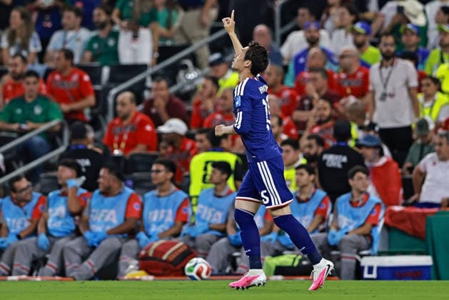 June 20, 2026, Monterrey, Mexico: Daichi Kamada of Japan celebrates after scoring the first goal of his team during the match between Tunisia and Japan for the 2st round of the group F of the FIFA World Cup, WM, Weltmeisterschaft, Fussball 2026 at Monterrey Stadium on June 20, 2026 in Monterrey, Mexico. Photo: DiaEsportivo Monterrey Mexico - ZUMAh208 20260620_zsp_h208_026 Copyright: xHeulerxAndreyx