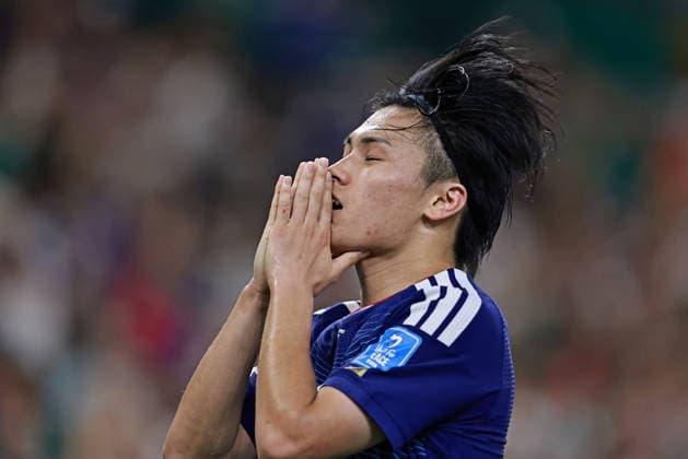 June 20, 2026, Monterrey, Mexico: Ayase Ueda of Japan celebrates after scoring the second goal of his team during the match between Tunisia and Japan for the 2st round of the group F of the FIFA World Cup, WM, Weltmeisterschaft, Fussball 2026 at Monterrey Stadium on June 20, 2026 in Monterrey, Mexico. Photo: DiaEsportivo FIFA World Cup 2026, Tunisia Vs Japan, Monterrey, Mexico  - ZUMAh208 20260620_zsp_h208_036 Copyright: xHeulerxAndreyx