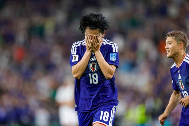 FIFA WORLD CUP 2026 TUNISIA VS JAPAN FIFA WORLD CUP 2026 TUNISIA VS JAPAN TUNISIA VS JAPAN 20062026 MONTERREY, NUEVO LEON Action photo of Ayase Ueda (No. 18) of Japan celebrating a goal during a Round 1 Group F match of the 2026 FIFA World Cup, held at Estadio Monterrey in Monterrey, Nuevo Leon Action photo of Ayase Ueda (No. 18) of Japan celebrating a goal, during a Round 1 Group F match of the 2026 FIFA World Cup, held at the Estadio Monterrey in Monterrey, Nuevo León. PHOTO BY IMAGENSHOP PHOTO AGENCY MONTERREY, NUEVO LEÓN, MEXICO,detected_source_language Copyright: xYOALIxMARTINEZx