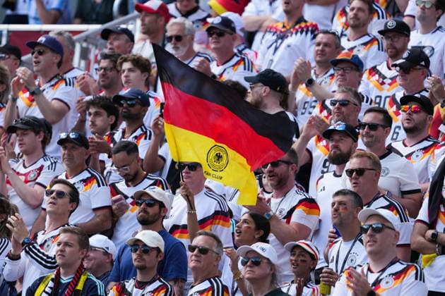 Ivory Coast vs Germany FIFA World Cup, WM, Weltmeisterschaft, Fussball Group G Match German fans during the 2026 FIFA World Cup Group E match between Germany and Ivory Coast at Toronto Stadium. on June 20, 2026 in Toronto, Canada. (Photo by Leonardo Ramirez Eyepix Group) Copyright: xLeonardoxRamirezx xEyepixxGroupx LR20062026-05948
