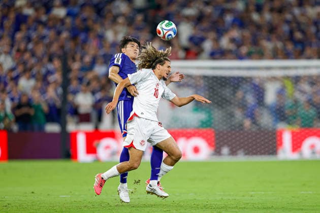 FIFA WORLD CUP 2026 TUNISIA VS JAPAN FIFA WORLD CUP 2026 TUNISIA VS JAPAN TUNISIA VS JAPAN 20062026 MONTERREY, NUEVO LEON Action photo of a Japanese defender and Hannibal Mejbri (No. 10) of Tunisia during a Group F Round 1 match of the 2026 FIFA World Cup, held at Estadio Monterrey in Monterrey, Nuevo Leon Action photo of a Japanese defender and Hannibal Mejbri (No. 10) of Tunisia, during a Round 1 Group F match of the 2026 FIFA World Cup, held at the Estadio Monterrey in Monterrey, Nuevo León PHOTO BY IMAGENSHOP PHOTO AGENCY MONTERREY, NUEVO LEÓN, MEXICO,detected_source_language Copyright: xYOALIxMARTINEZx
