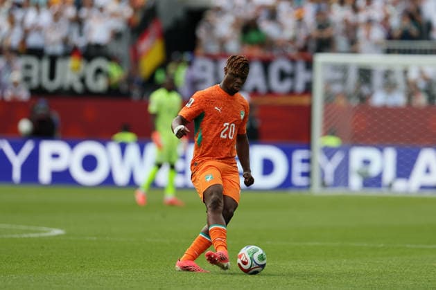 Toronto, Canada - 20 June: Emmanuel Agbadou 20 of Cote d Ivoire controls the ball during the FIFA World Cup, WM, Weltmeisterschaft, Fussball 2026 match between Germany vs Cote d Ivoire at Toronto Stadium on 20 June 2026. Copyright: xOPAxImagesxMohammadxKaramalix