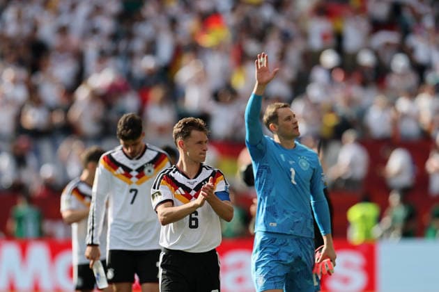 Toronto, Canada - 20 June: Joshua Kimmich 6 of Germany celebrates after winning during the FIFA World Cup, WM, Weltmeisterschaft, Fussball 2026 match between Germany vs Cote d Ivoire at Toronto Stadium on 20 June 2026. Copyright: xOPAxImagesxMohammadxKaramalix