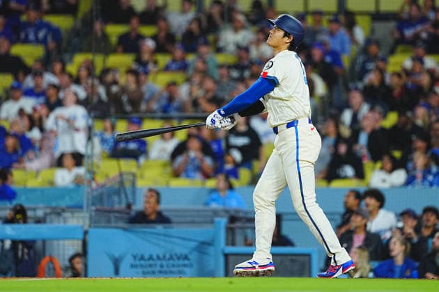 Shohei Ohtani, (Dodgers) Shohei Ohtani hit his 16th home run in the 9th inning. June. 20, 2026 - Baseball : MLB, Baseball Herren, USA Regular Season Game Los Angeles Dodgers vs. Baltimore Orioles Venue: Dodger Stadium (Los Angeles, California, USA)  aflo_335211995 YujixArakawax